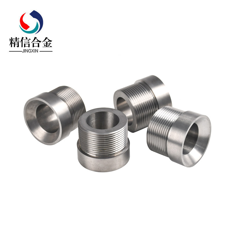 株洲廠(chǎng)家YN8鎢鋼螺紋噴嘴耐腐碳化鎢噴嘴石油化工螺紋合金接頭支持定制